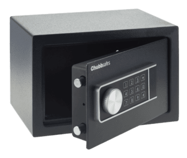 CHUBBSAFES 15E ELECTRONIC LOCK AIR SAFE £1K CASH RATED 16 LITRES 11KG STEEL DOOR 
