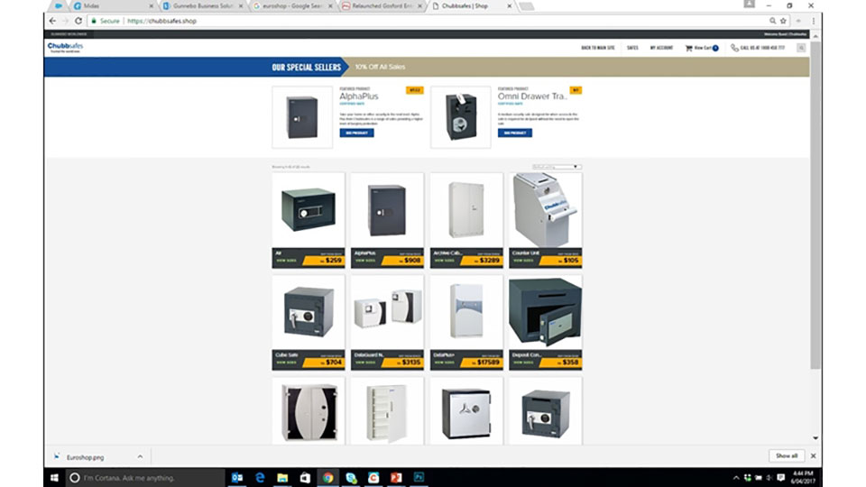 Process Orders Online With Chubbsafes.shop